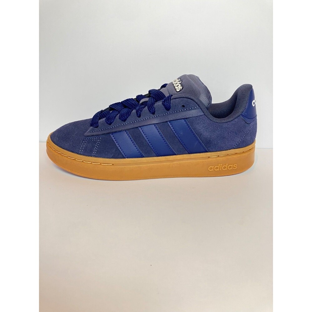 Adidas Grand Court Alpha 00s Navy Gum Sneakers Men’s Size 8 New w/ Box JQ3008